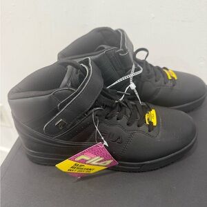 Fila Black High-Top Sneakers